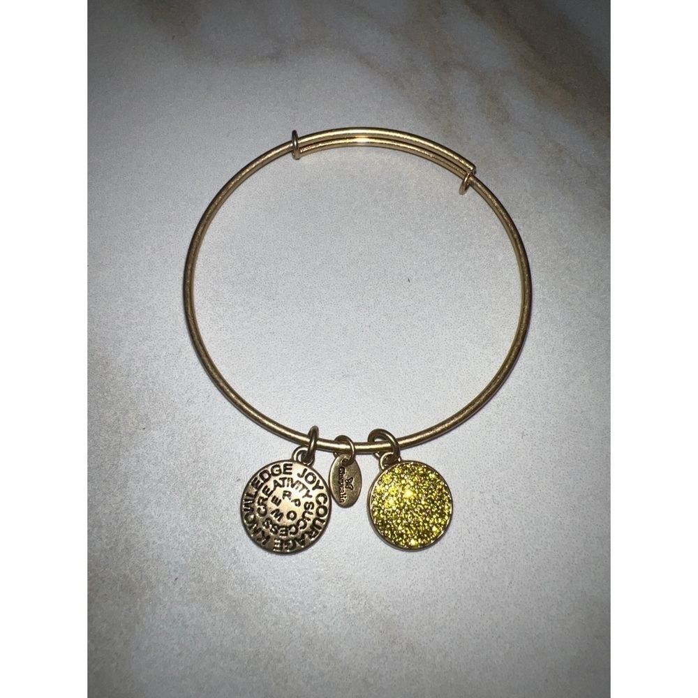 Chrysalis GOLD TONE INSPIRATIONAL CHARM BRACELET